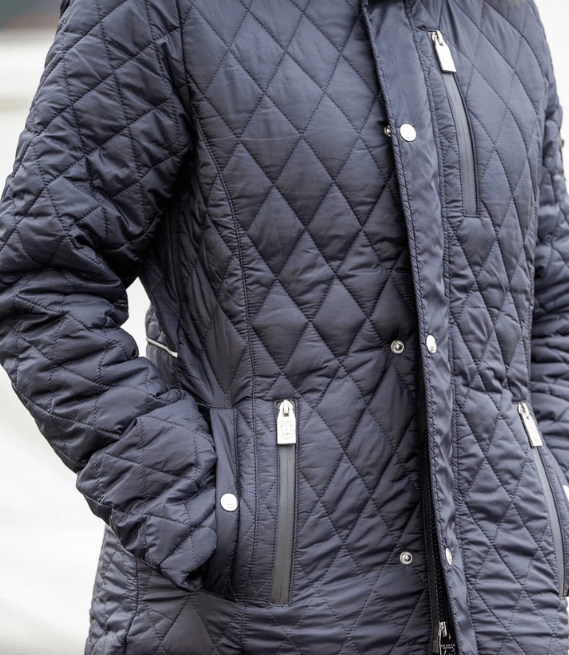 Leveza Katmai Winter Jacket - Dark Navy | Altitude Equestrian